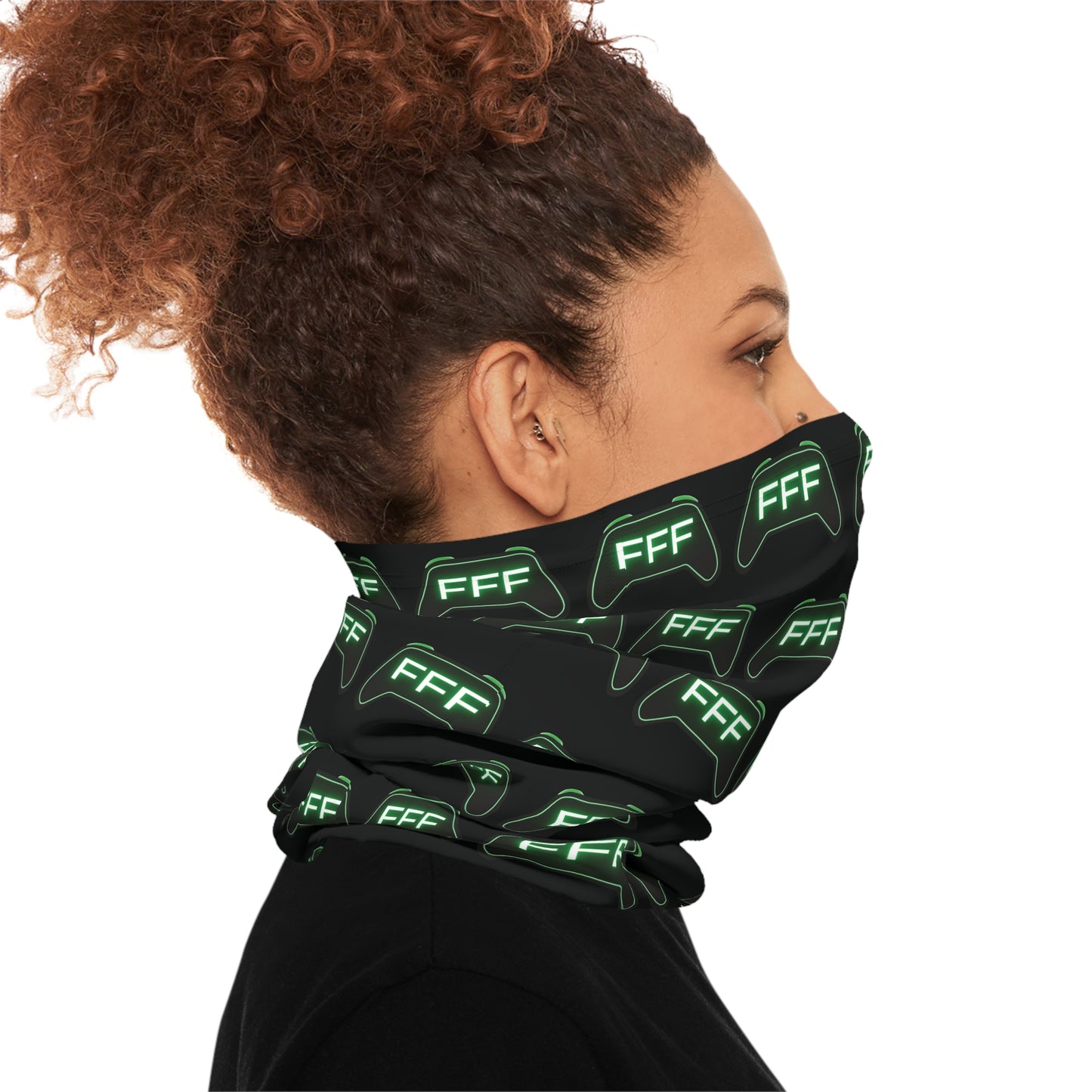 Gamer Controller Branded Neck Gaiter — Lightweight Cover