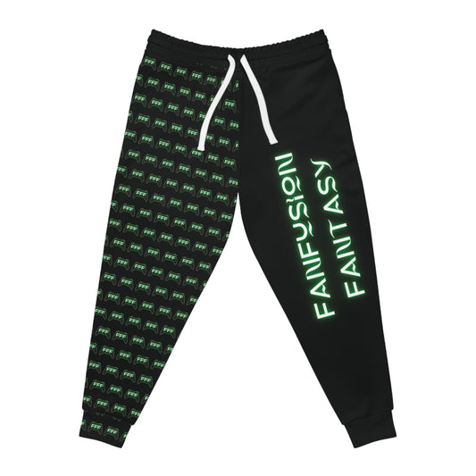FanFusion Fantasy Athletic Joggers — Neon Green All-Over Print