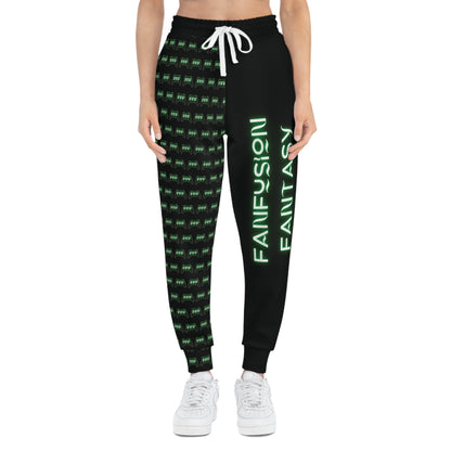 FanFusion Fantasy Athletic Joggers — Neon Green All-Over Print
